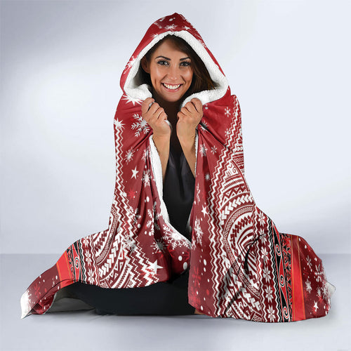 New Zealand Kiwi Bird Christmas Hooded Blanket Maori Inspired Knitted Patterns