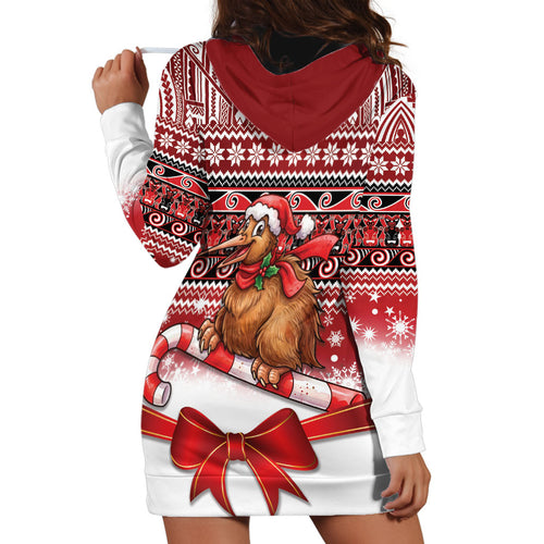 New Zealand Kiwi Bird Christmas Hoodie Dress Maori Inspired Knitted Patterns