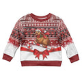 New Zealand Kiwi Bird Christmas Kid Ugly Christmas Sweater Maori Inspired Knitted Patterns