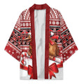 New Zealand Kiwi Bird Christmas Kimono Maori Inspired Knitted Patterns