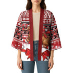 New Zealand Kiwi Bird Christmas Kimono Maori Inspired Knitted Patterns