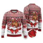 New Zealand Kiwi Bird Christmas Ugly Christmas Sweater Maori Inspired Knitted Patterns