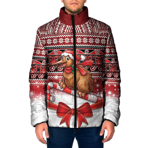 New Zealand Kiwi Bird Christmas Padded Jacket Maori Inspired Knitted Patterns