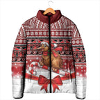 New Zealand Kiwi Bird Christmas Padded Jacket Maori Inspired Knitted Patterns
