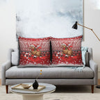 New Zealand Kiwi Bird Christmas Pillow Cover Maori Inspired Knitted Patterns