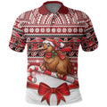 New Zealand Kiwi Bird Christmas Polo Shirt Maori Inspired Knitted Patterns