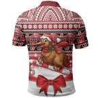 New Zealand Kiwi Bird Christmas Polo Shirt Maori Inspired Knitted Patterns