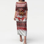 New Zealand Kiwi Bird Christmas Puletasi Maori Inspired Knitted Patterns