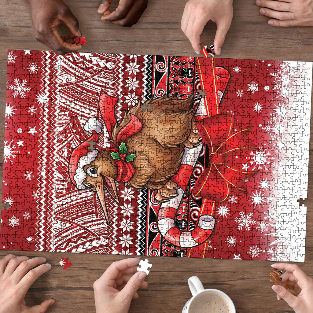 New Zealand Kiwi Bird Christmas Puzzle Maori Inspired Knitted Patterns