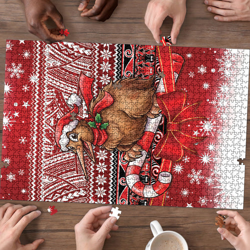New Zealand Kiwi Bird Christmas Puzzle Maori Inspired Knitted Patterns