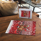 New Zealand Kiwi Bird Christmas Puzzle Maori Inspired Knitted Patterns