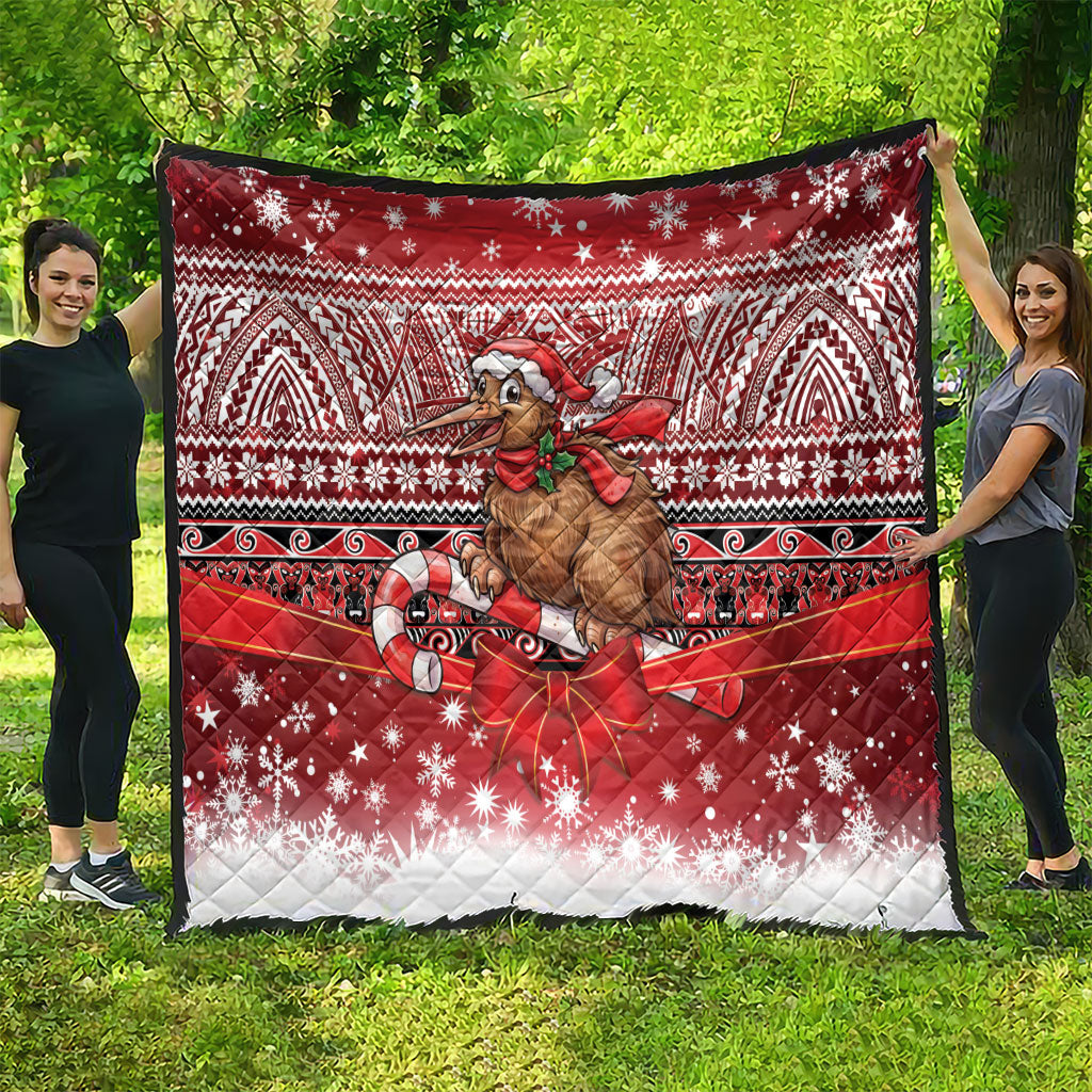 New Zealand Kiwi Bird Christmas Quilt Maori Inspired Knitted Patterns