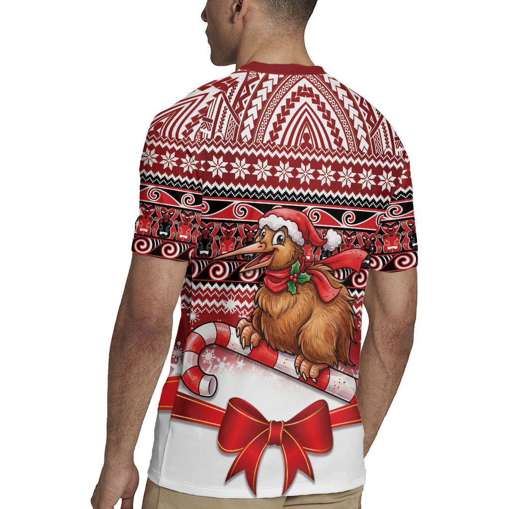 New Zealand Kiwi Bird Christmas Rugby Jersey Maori Inspired Knitted Patterns