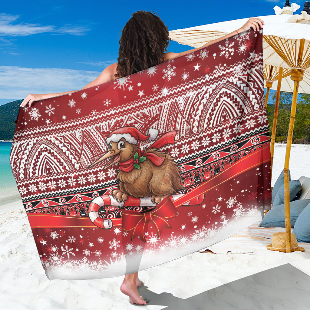 New Zealand Kiwi Bird Christmas Sarong Maori Inspired Knitted Patterns