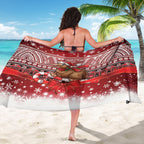 New Zealand Kiwi Bird Christmas Sarong Maori Inspired Knitted Patterns