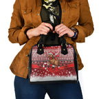 New Zealand Kiwi Bird Christmas Shoulder Handbag Maori Inspired Knitted Patterns