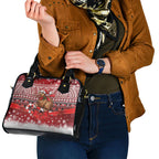 New Zealand Kiwi Bird Christmas Shoulder Handbag Maori Inspired Knitted Patterns