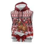 New Zealand Kiwi Bird Christmas Sleeveless Hoodie Maori Inspired Knitted Patterns