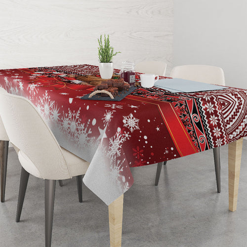 New Zealand Kiwi Bird Christmas Tablecloth Maori Inspired Knitted Patterns