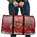 New Zealand Kiwi Bird Christmas Travel Bag Maori Inspired Knitted Patterns