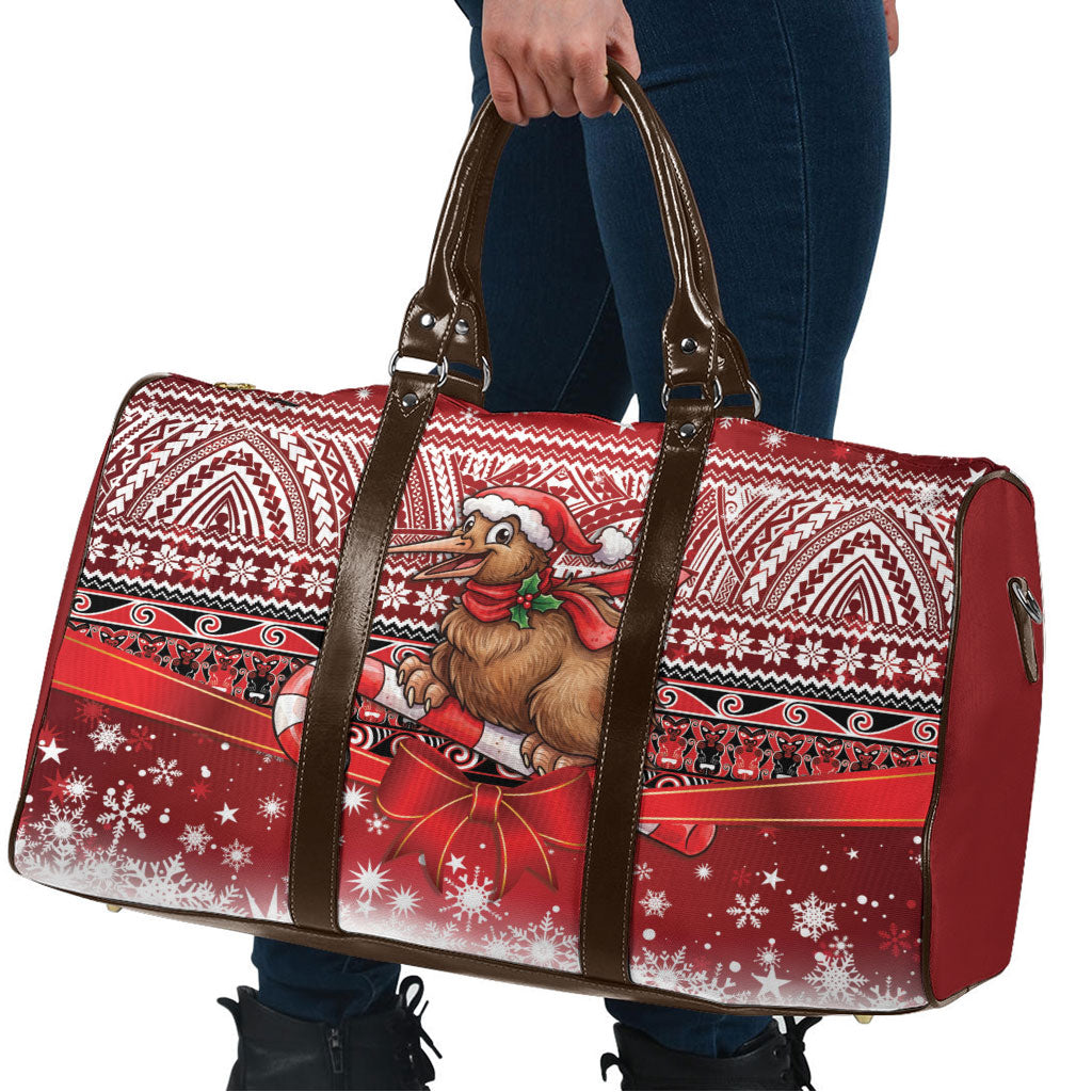 New Zealand Kiwi Bird Christmas Travel Bag Maori Inspired Knitted Patterns