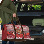 New Zealand Kiwi Bird Christmas Travel Bag Maori Inspired Knitted Patterns