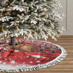 New Zealand Kiwi Bird Christmas Tree Skirt Maori Inspired Knitted Patterns