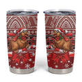 New Zealand Kiwi Bird Christmas Tumbler Cup Maori Inspired Knitted Patterns