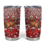 New Zealand Kiwi Bird Christmas Tumbler Cup Maori Inspired Knitted Patterns