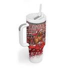 New Zealand Kiwi Bird Christmas Tumbler With Handle Maori Inspired Knitted Patterns