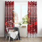 New Zealand Kiwi Bird Christmas Window Curtain Maori Inspired Knitted Patterns