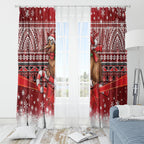 New Zealand Kiwi Bird Christmas Window Curtain Maori Inspired Knitted Patterns