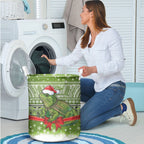 New Zealand Tuatara Christmas Laundry Basket Maori Inspired Knitted Patterns