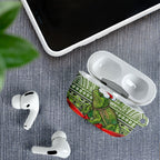 New Zealand Tuatara Christmas AirPods Case Maori Inspired Knitted Patterns