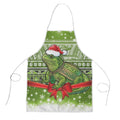 New Zealand Tuatara Christmas Apron Maori Inspired Knitted Patterns