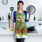 New Zealand Tuatara Christmas Apron Maori Inspired Knitted Patterns
