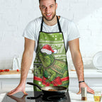 New Zealand Tuatara Christmas Apron Maori Inspired Knitted Patterns
