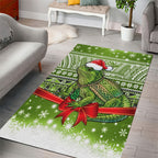 New Zealand Tuatara Christmas Area Rug Maori Inspired Knitted Patterns