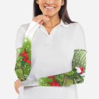 New Zealand Tuatara Christmas Arm Sleeves Maori Inspired Knitted Patterns