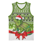 New Zealand Tuatara Christmas Basketball Jersey Maori Inspired Knitted Patterns
