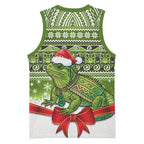New Zealand Tuatara Christmas Basketball Jersey Maori Inspired Knitted Patterns