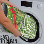 New Zealand Tuatara Christmas Bathroom Set Maori Inspired Knitted Patterns