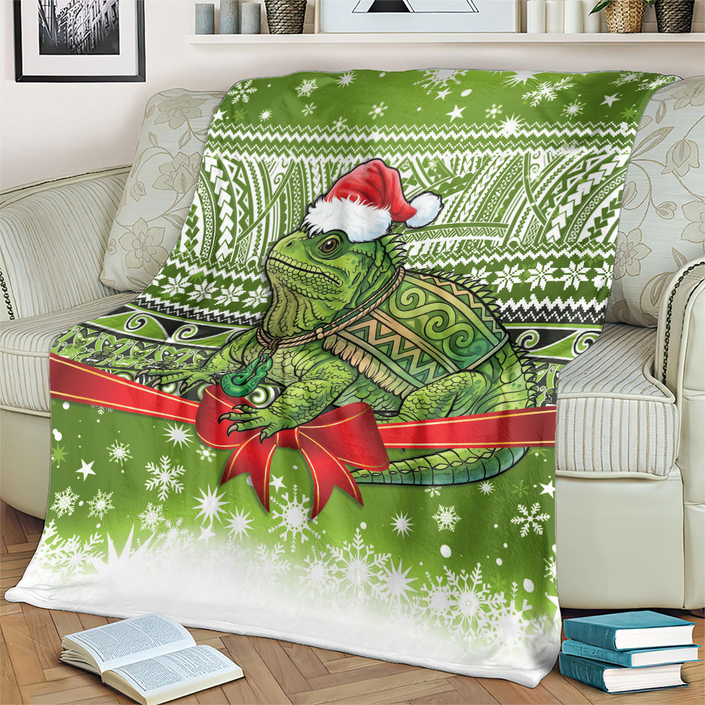 New Zealand Tuatara Christmas Blanket Maori Inspired Knitted Patterns