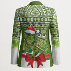 New Zealand Tuatara Christmas Blazer Maori Inspired Knitted Patterns
