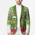 New Zealand Tuatara Christmas Blazer Maori Inspired Knitted Patterns
