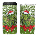 New Zealand Tuatara Christmas 4 in 1 Can Cooler Tumbler Maori Inspired Knitted Patterns