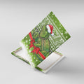 New Zealand Tuatara Christmas Canvas Wall Art Maori Inspired Knitted Patterns
