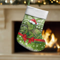 New Zealand Tuatara Christmas Stocking Maori Inspired Knitted Patterns