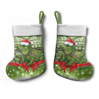 New Zealand Tuatara Christmas Stocking Maori Inspired Knitted Patterns
