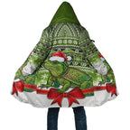 New Zealand Tuatara Christmas Cloak Maori Inspired Knitted Patterns